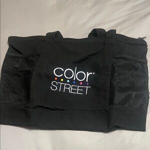 🆕Color Street Black Mesh Tote